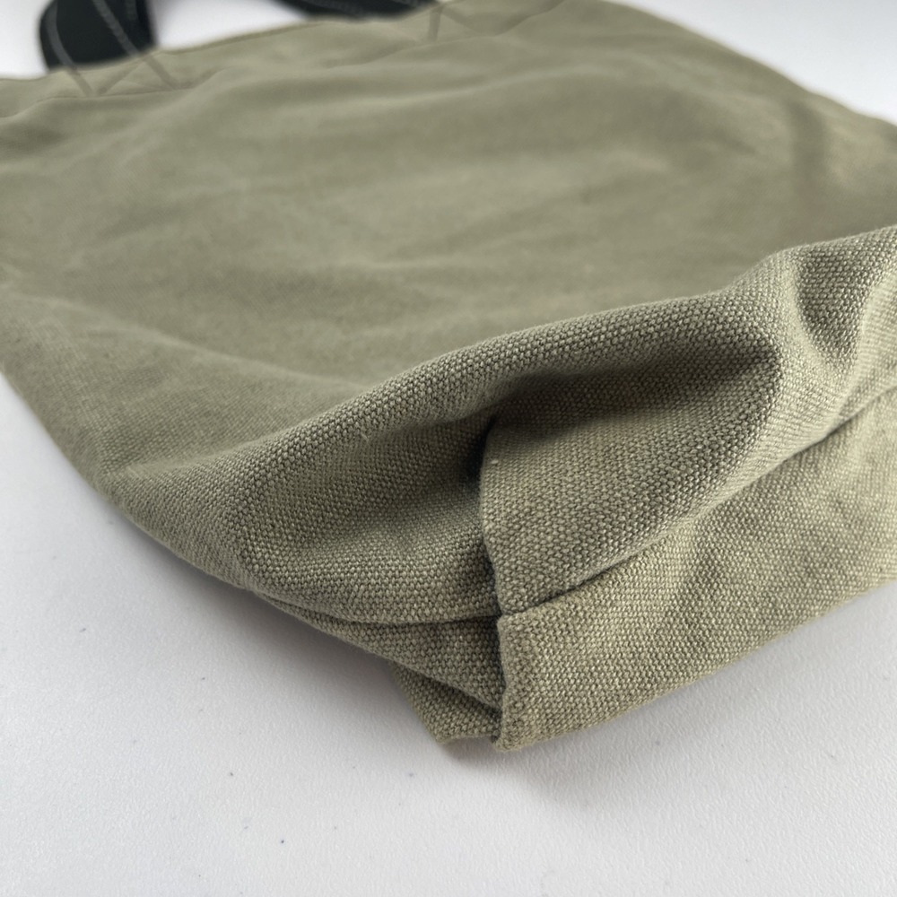 Chala Green Fox Canvas Tote Bag W/ Black Handles Lightly Used - Picture 7 of 16